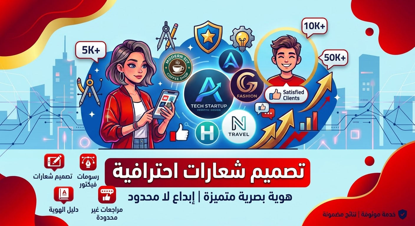 صمم هويه خاصه بعلامتك التجاريه